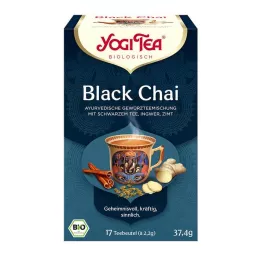 YOGI TEA Černé organické filtrační sáčky Chai, 17X2,2 g
