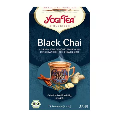 YOGI TEA Černé organické filtrační sáčky Chai, 17X2,2 g