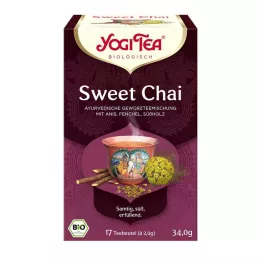 YOGI TEA Organické filtrační sáčky Sweet Chai, 17X2,0 g