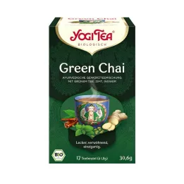 YOGI TEA Organické filtrační sáčky Green Chai, 17X1,8g