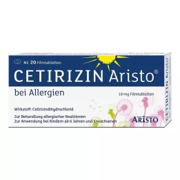 CETIRIZIN Aristo pro alergie 10 mg potahované tablety, 20 ks