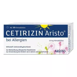 CETIRIZIN Aristo pro alergie 10 mg potahované tablety, 50 ks
