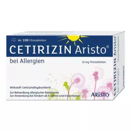 CETIRIZIN Aristo pro alergie 10 mg potahované tablety, 100 ks
