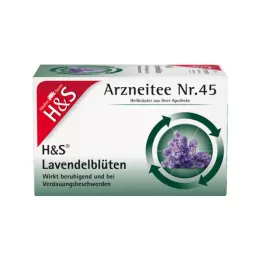 H&amp;S Filtrační sáčky z květů levandule, 20X1,0g