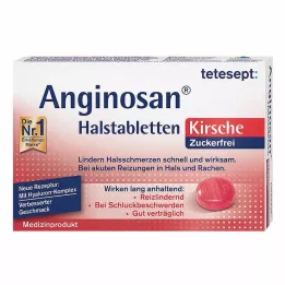 TETESEPT Anginosan pastilky do krku třešňové bez cukru, 20 ks