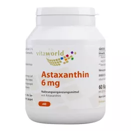 ASTAXANTHIN 6 mg tobolky, 60 ks