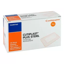 CUTIPLAST Plus sterilní obvaz 5x7 cm, 110 ks