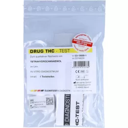 CLEARTEST Test na drogy THC Testovací proužky, 1 kus