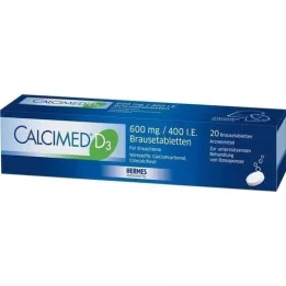 CALCIMED D3 600 mg/400, tj. Tablety propojky, 20 ks