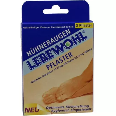LEBEWOHL Kukuřičné omítky, 8 kusů
