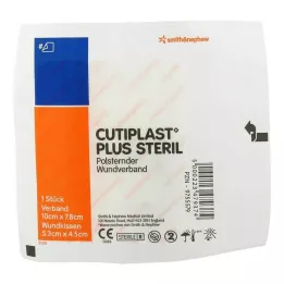CUTIPLAST Plus sterilní obvaz 7,8x10 cm, 1 ks