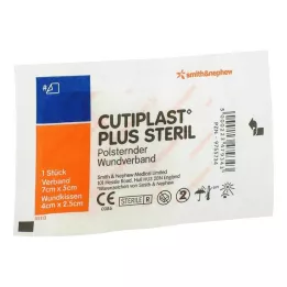 CUTIPLAST Plus sterilní obvaz 5x7 cm, 1 ks
