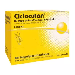 CICLOCUTAN 80 mg/g účinné látky lak na nehty, 6 g