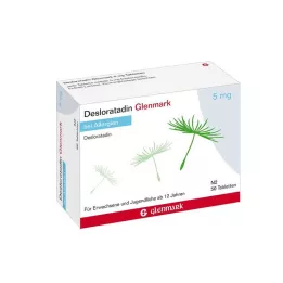 DESLORATADIN Glenmark 5 mg tablety, 50 ks