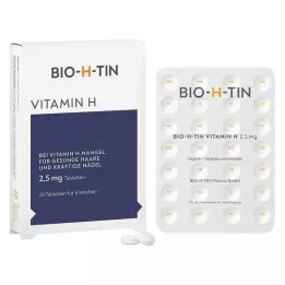 BIO-H-TIN Vitamin H 2,5 mg na 4 týdny tablety, 28 ks