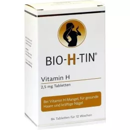 BIO-H-TIN vitamin H 2,5 mg pro 12 týdnů tablet, 84 ks