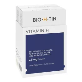 BIO-H-TIN Vitamin H 2,5 mg na 2x12 týdnů tablety, 2X84 ks