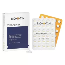 BIO-H-TIN Vitamin H 5 mg na 4 měsíce tablety, 60 ks