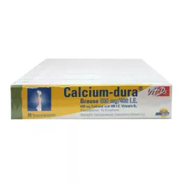 CALCIUM DURA Vit D3 šumivý 600 mg/400 IU, 120 ks