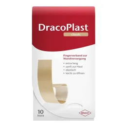 Dracoplastové proužky na prsty 2x12cm elastické, 10 ks