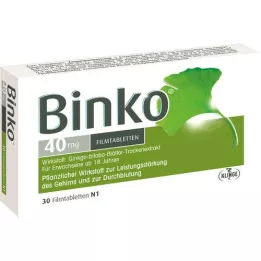 BINKO 40 mg filmových tablet, 30 ks