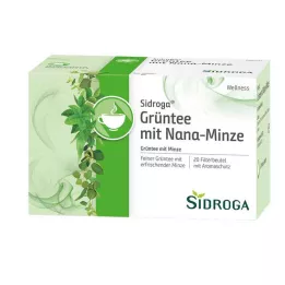 SIDROGA Wellness zelený čaj s. Nana Mint Filter., 20 x 1,5 g