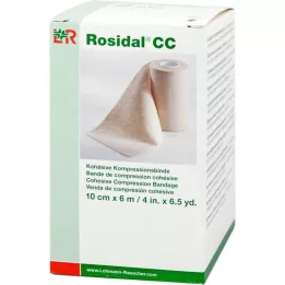ROSIDAL CC soudržný kompresní obvaz 10 cmx6 m, 1 ks