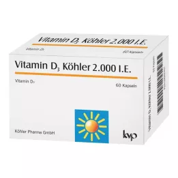 VITAMIN D3 KÖHLER 2 000 IU kapsle, 60 ks
