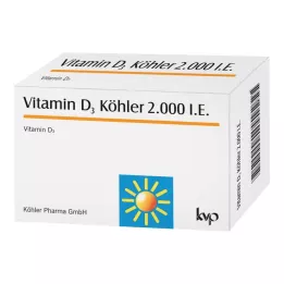 VITAMIN D3 KÖHLER 2 000 IU kapsle, 120 ks