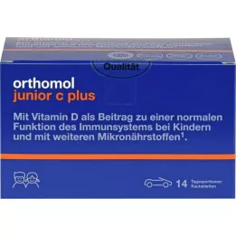 Orthomol Junior C plus žvýkací tablety, 14 ks