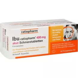 IBU-RATIOPHARM 400 mg akutní painbl.filmtambl., 50 ks