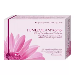 FENIZOLAN Combi 600 mg vaginální vajíčko + 2% krém, 1 P