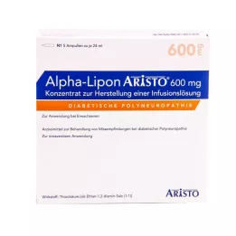 ALPHA LIPON Aristo 600 mg koncentrát pro infuzní roztok, 5x24 ml