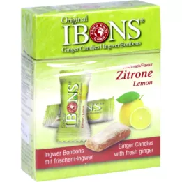 IBONS Lemon Ginger Chews Original Box, 60 g
