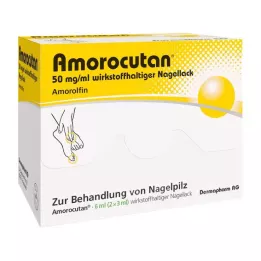 AMOROCUTAN 50 mg/ml léčivý lak na nehty, 6 ml