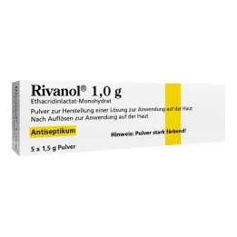 Rivanol 1,0 g prášek, 5 ks