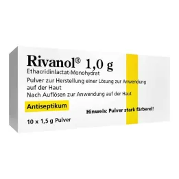 Rivanol 1,0 g prášek, 10 ks