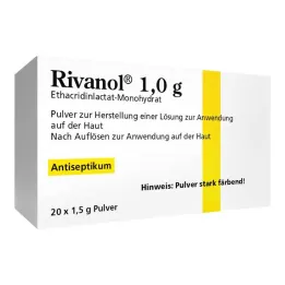 Rivanol 1,0 g prášek, 20 tablet