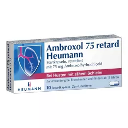 AMBROXOL 75 kapslí retard Heumann, 10 ks