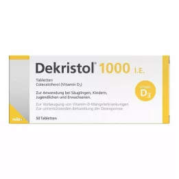 DEKRISTOL 1 000 IU tablety, 50 ks