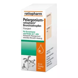 PELARGONIUM-RATIOPHARM Bronchiální kapky, 20 ml