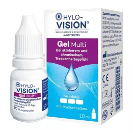 HYLO-VISION Gel multi oční kapky, 10 ml