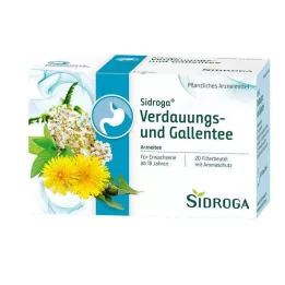 SIDROGA Filtrační sáčky na trávicí a žlučový čaj, 20 x 2,0 g