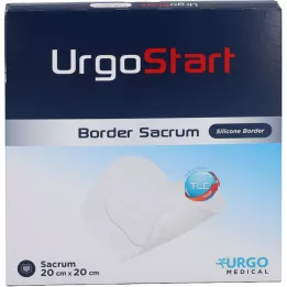 URGOSTART Border Sacrum 20x20 cm pěnové krytí na rány, 5 ks
