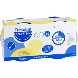 FRESUBIN 2 kcal vanilkový krém v kelímku, 4 x 125 g
