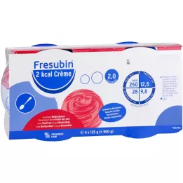 FRESUBIN 2 kcal Smetana z lesních jahod v kelímku, 4X125 g