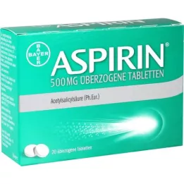 Aspirin 500 mg potažených tablet, 20 ks