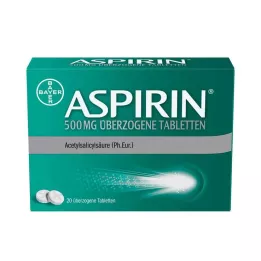 ASPIRIN 500 mg potahované tablety, 20 ks