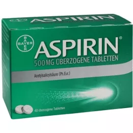 ASPIRIN 500 mg kryté tablety, 40 ks