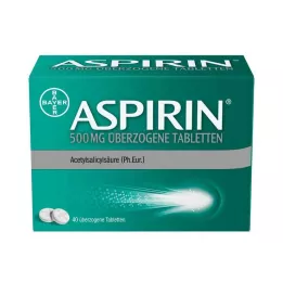 ASPIRIN 500 mg potahované tablety, 40 ks